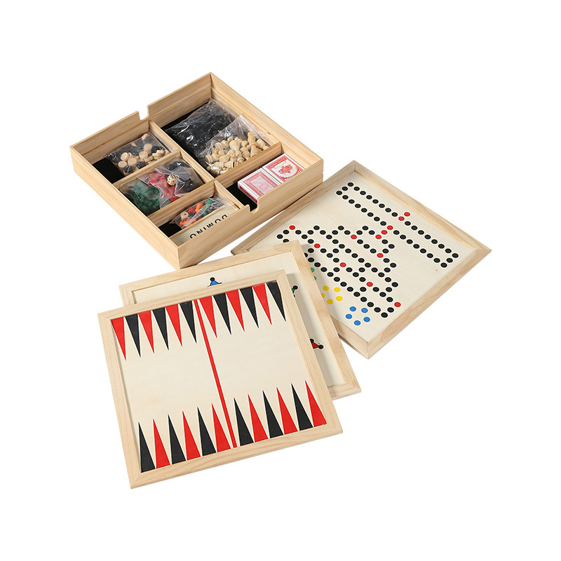 Backgammon-Set aus Holz