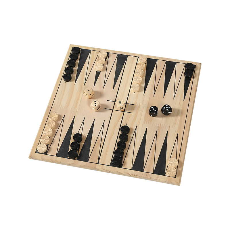 Backgammon-Set aus Holz